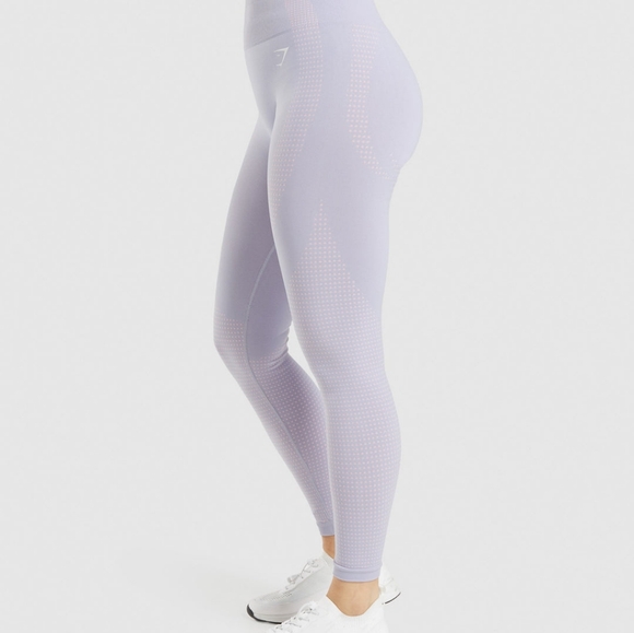 Gymshark Vital Seamless Leggings Moonstone Blue Marl - Picture 8 of 10